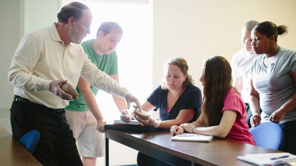 Students in Behavioral Sciences classroom